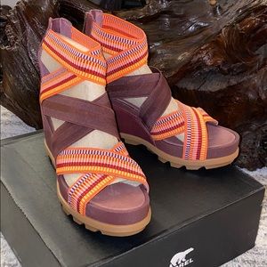 NIB- Sorel Joanie II Strap Wedge Sandals- Sz. 10.5